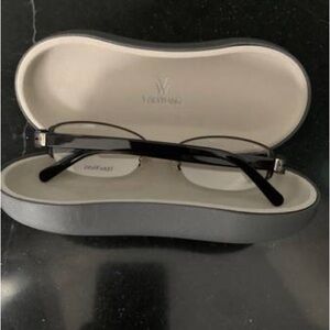 NEW! Vera Wang Black Eyeglasses Frames with Case